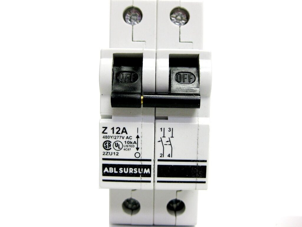 2ZU12  Motor Controller 480Y / 277V AC 12A 2-Pole