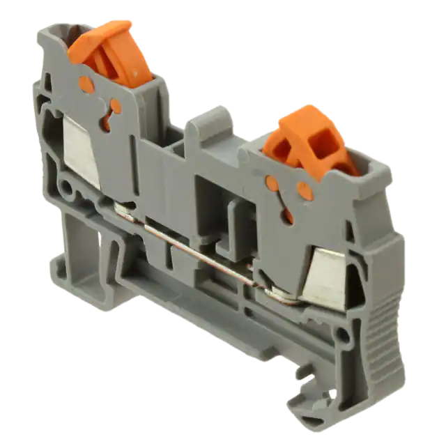 QTC1,5  Terminal Block Connector 2 Position Feed Through Gray 16-24 AWG :Rohs  3205019
