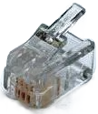 Pack of 15   5-641337-3 Modular Connectors Ethernet Connectors 6P