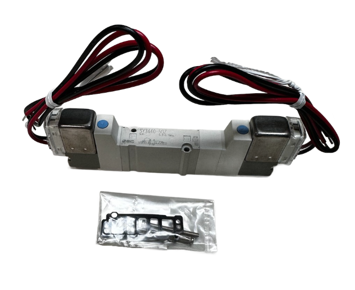 SY3440-5GZ  Solenoid Valve, Air, 3-Position Exhaust Center, Pilot, 24 VDC, SY3000 Series