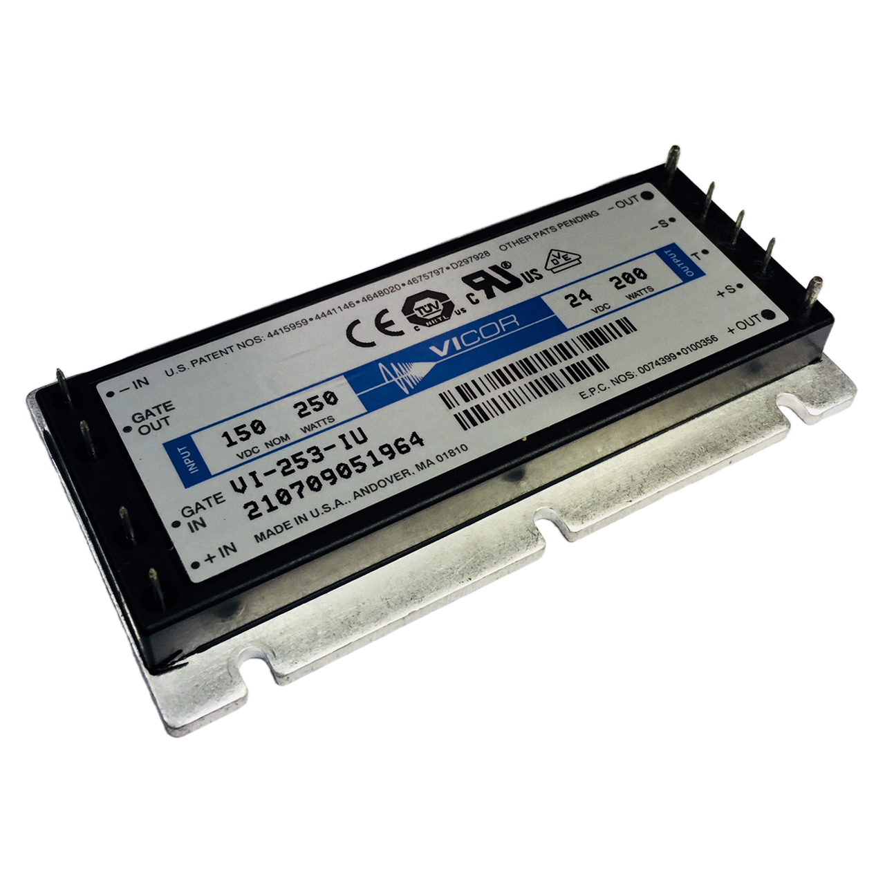 VI-253-IU  CONVERTER MOD DC/DC 24V 200W