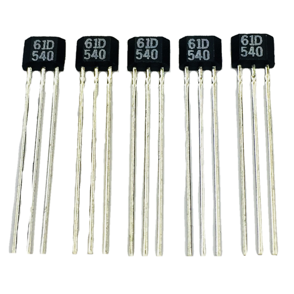 Pack of 5 SS461D-L  Sensor Board Mount Hall Effect / Magnetic Sensors Flat TO-92