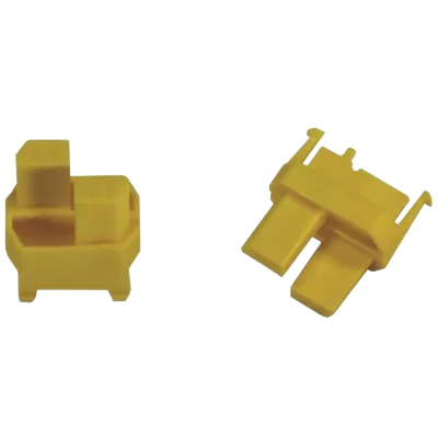 Pack of 17  17790000013  Connector Accessories Coding Key Straight Thermoplastic Yellow, Bulk, RoHS