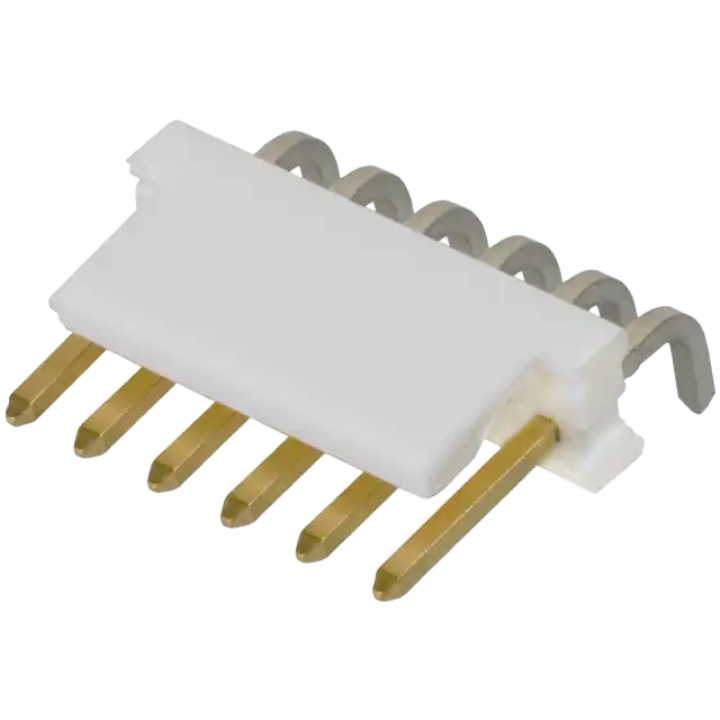 Pack of 2  3-641210-6  Connector Header Through Hole, Right Angle 6 position 0.156" (3.96mm)