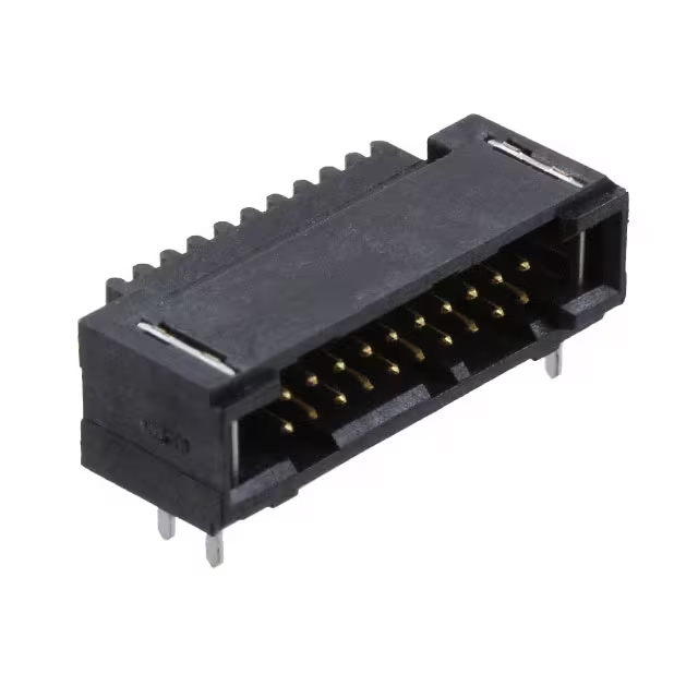 Pack of 2  TFM-110-02-L-DH  Connector Header Surface Mount, Right Angle 20 position 0.050" (1.27mm) :RoHS, Tube
