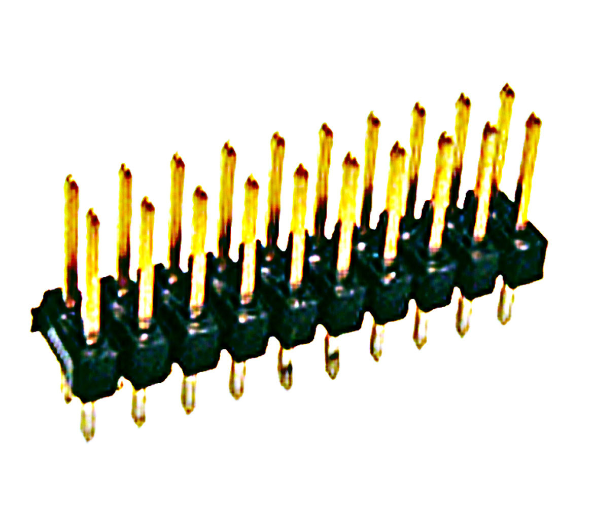 (Pack of 10) 1-103240-0  Conn Unshrouded Header HDR 20 POS 2.54mm Solder ST Thru-Hole
