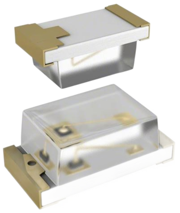 Pack of 5  VAOL-S6SB4  LED Uni-Color Blue 468nm 2-Pin Chip 0603, Cut Tape, RoHS