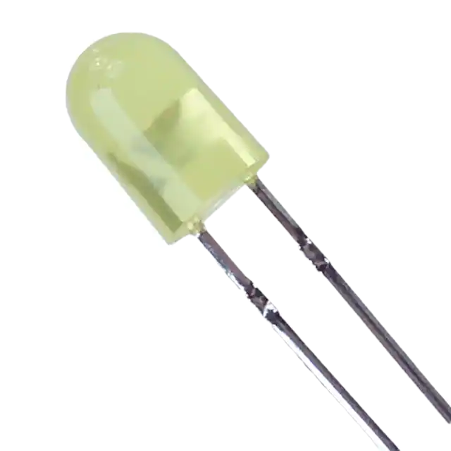 Pack of 10  LTL-10253W  Yellow 588nm LED Indication - Discrete 2.1V Radial
