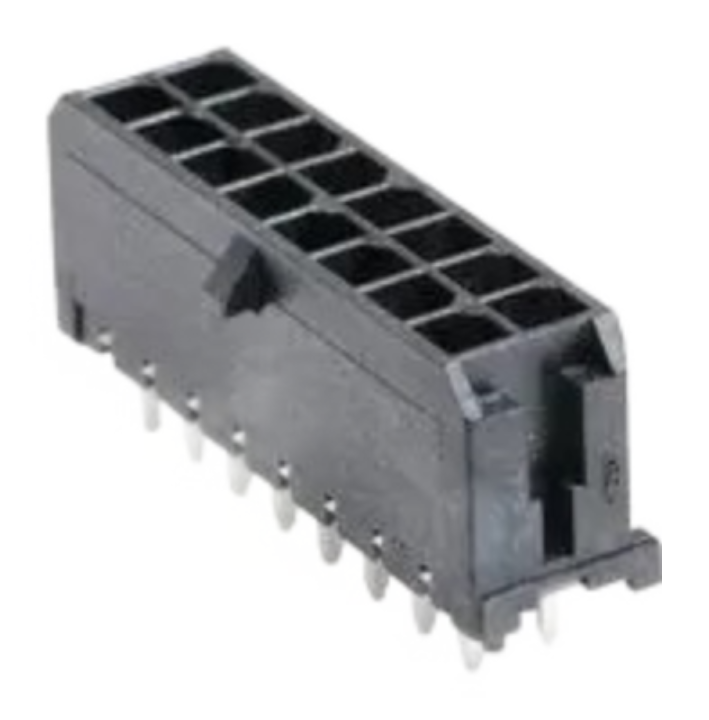 430451629  Conn Wire to Board HDR 16 POS 3mm Solder ST Thru-Hole, Bulk, RoHS