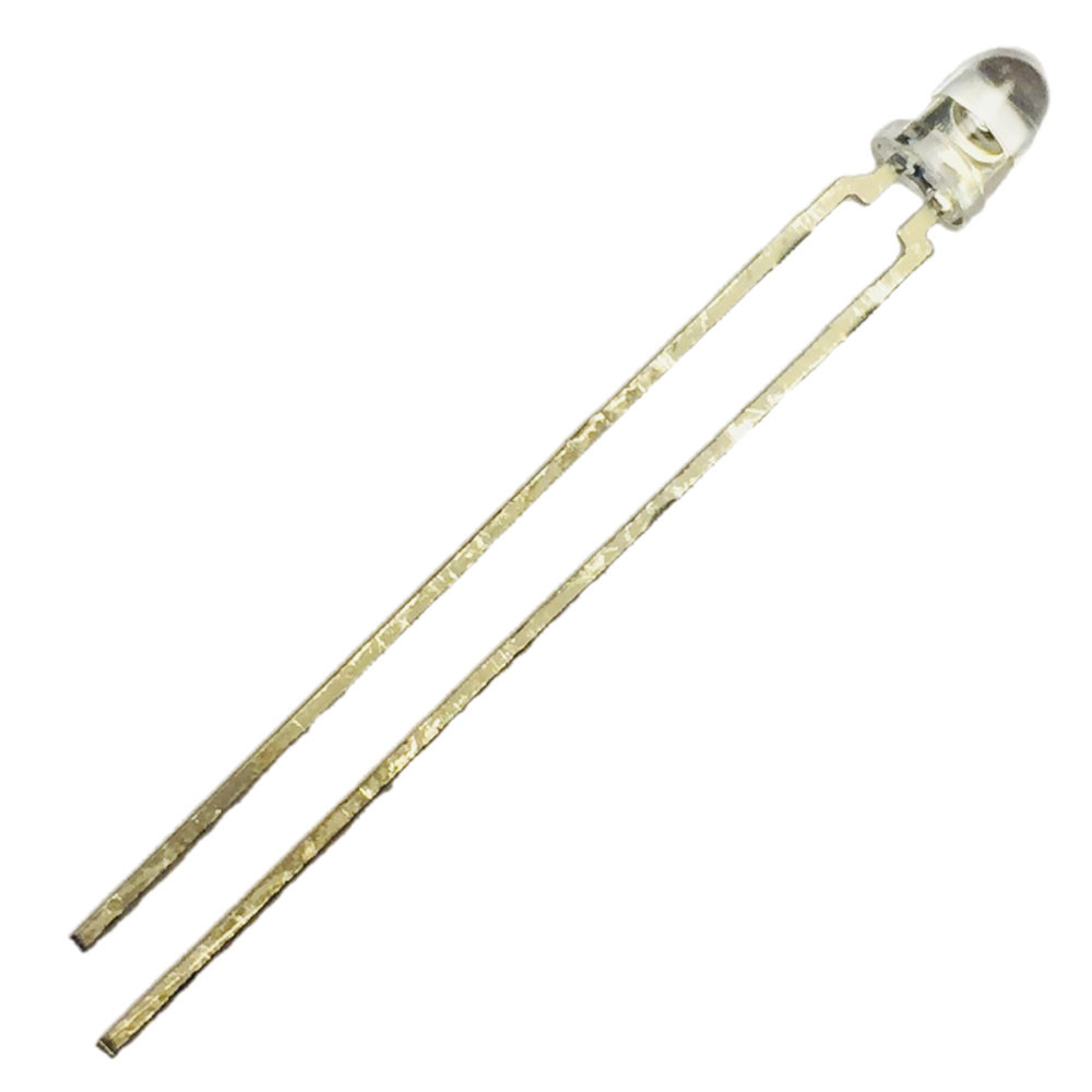 10 Pack of LW3333   LED COOL WHITE CLEAR 3MM ROUND T/H