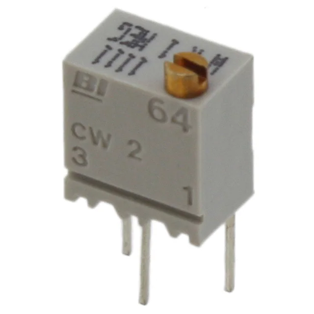 64WR1MEG  Trimmer 1MOhms 0.25W Potentiometer Turn Top Adjustment
