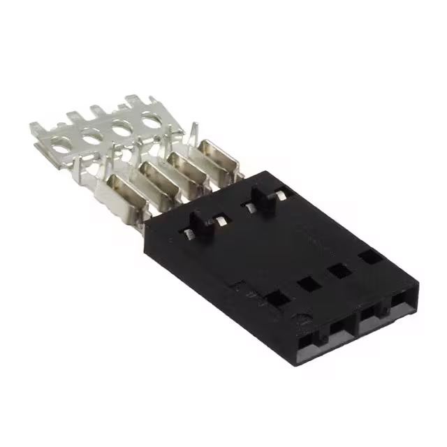 103969-3  Connector Rectangular Receptacle 4 Position IDC Gold 22-26 AWG
