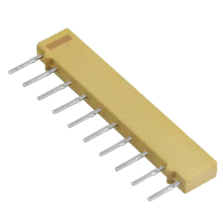 Pack of 3  M8340109K1001GCD03  Resistor Network/Array 9 RES 1K OHM 10SIP, Tube