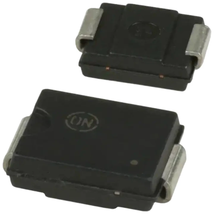 Pack of 5   MBRS340T3G   Diode 40V 3A Surface Mount SMC : RoHS, Cut Tape