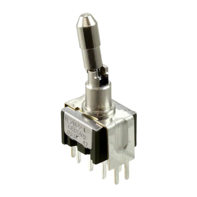 M2022LL2W13  Toggle Switch DPDT Through Hole :Rohs
