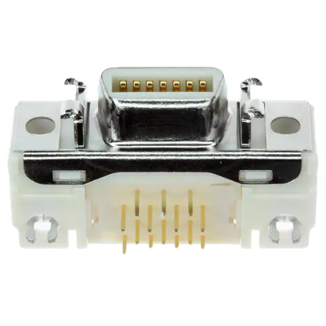 10214-55G3VC  Connector Receptacle 14 Position Panel Mount, Through Hole, Right Angle Solder
