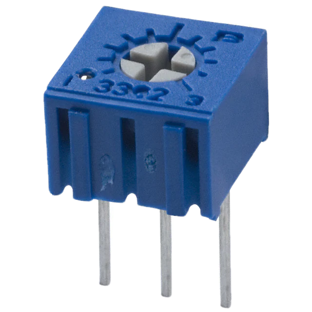 3362U-1-101  Trimmer 100 Ohms 0.5W, 1/2W PC Pins Through Hole Potentiometer Cermet 1.0 Turn Top Adjustment
