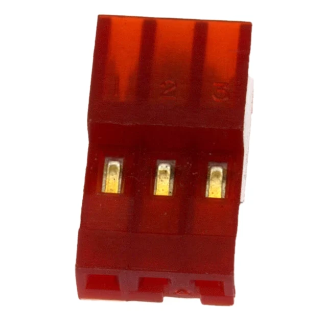 641190-3   Connector 3 Position Rectangular Receptacle IDC Gold 22 AWG
