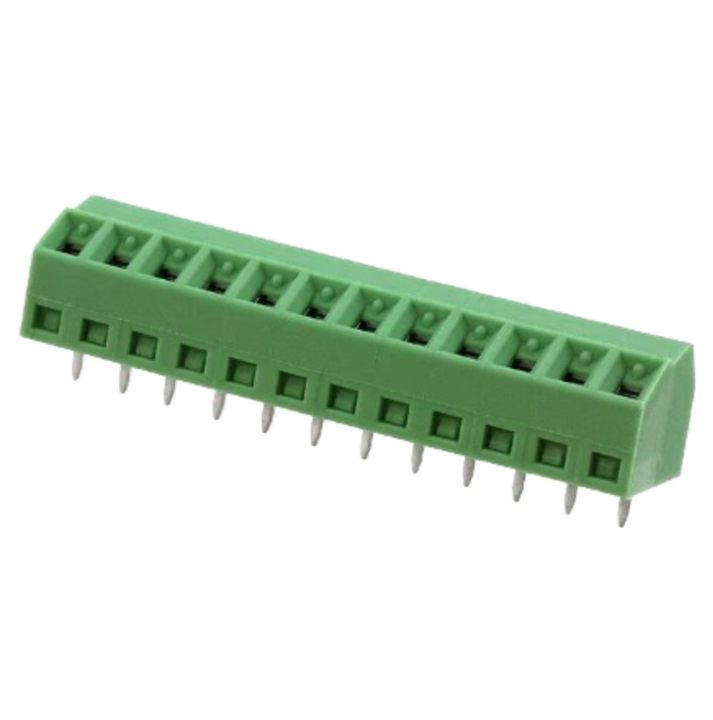 1728381 Contact Connector PC Terminal Block 12 POS 3.81mm Solder Thru-Hole 12A