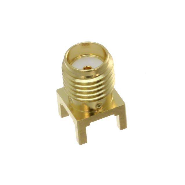 Pack of 2   SMA-J-P-H-ST-MT1   Connector Jack, SMA Female Socket 50Ohm Surface Mount, Through Hole Solder : RoHS