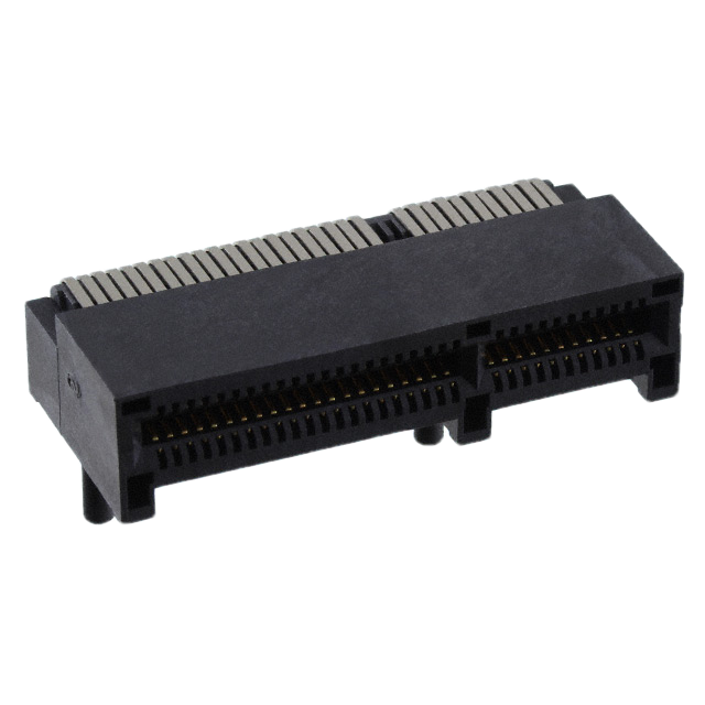 Pack of 2  PCIE-064-02-F-D-RA  Connector 64 Position Female PCI Express Gold 0.039" (1.00mm) Black :RoHS