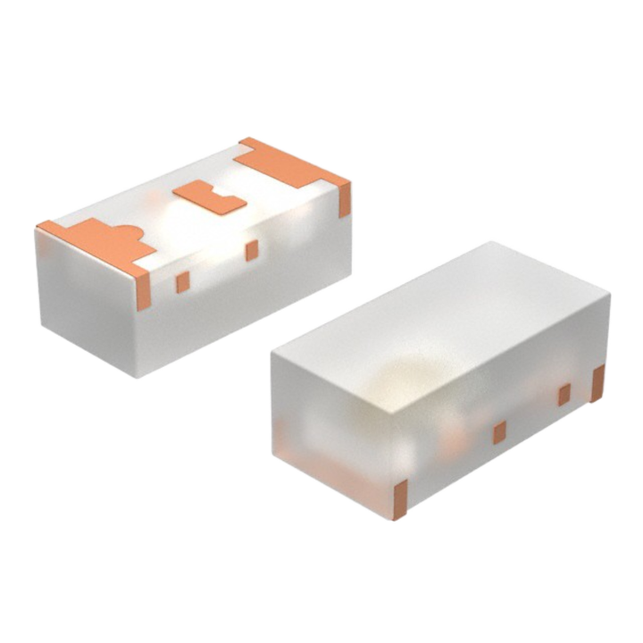 Pack of 4  TLMS1100-GS08  LED Uni-Color Red 633nm Automotive AEC-Q101 2-Pin Chip 0603, Cut Tape, RoHS