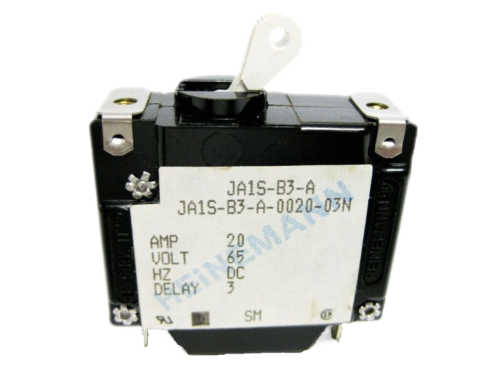 JA1S-B3-A-0020-03N Circuit Breaker 20 AMP, 65 V