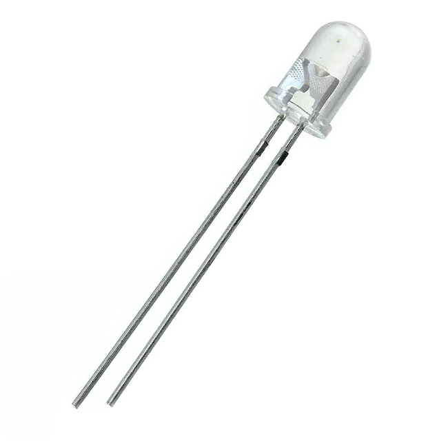 Pack of 5,  TSHG6210 Infrared Emitter 850nm 2300mW/sr Circular Top Mount 2-Pin T-1 3/4 Bulk, RoHS
