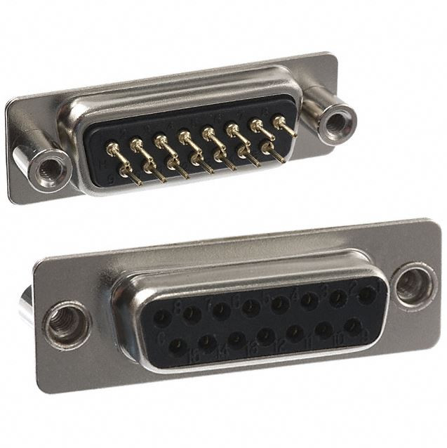 Pack of 3   171-015-213R021   Connector Female 15 Position D-Sub Receptacle, Sockets : RoHS