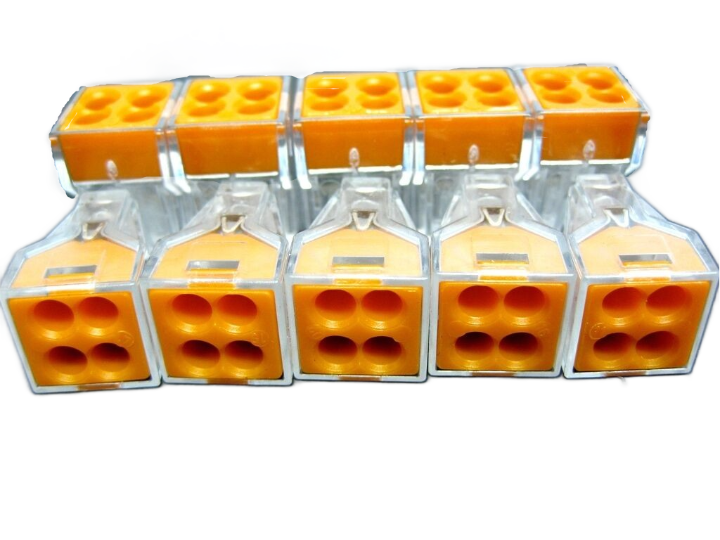 Pack of 5 773-164 - Push-Wire Connector for Junction Box