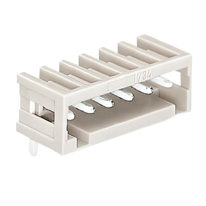 Pack of 15 733-364 Conn Shrouded Header (4 Sides) HDR 4 POS 2.5mm Solder RA Side Entry Thru-Hole Box, Bulk, RoHS