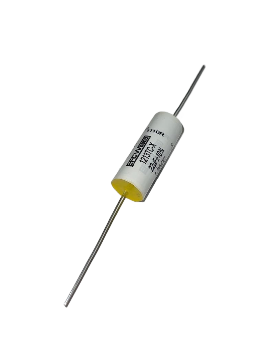 1213TC-X  Capacitor Metallized Axial, .22UF+10% 1.2KVDC 1110R, Bulk, RoHS