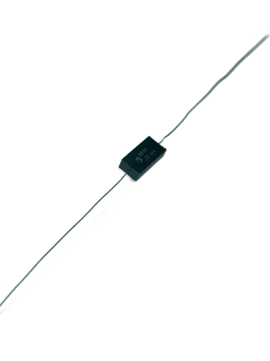 Pack of 2  653A1A224M  Capacitor Metallized Polycarbonate, Flame Retardant Epoxy case, Rectangular Axial Leads, .22MFD 50V 26AWG 20% , Bulk, RoHS