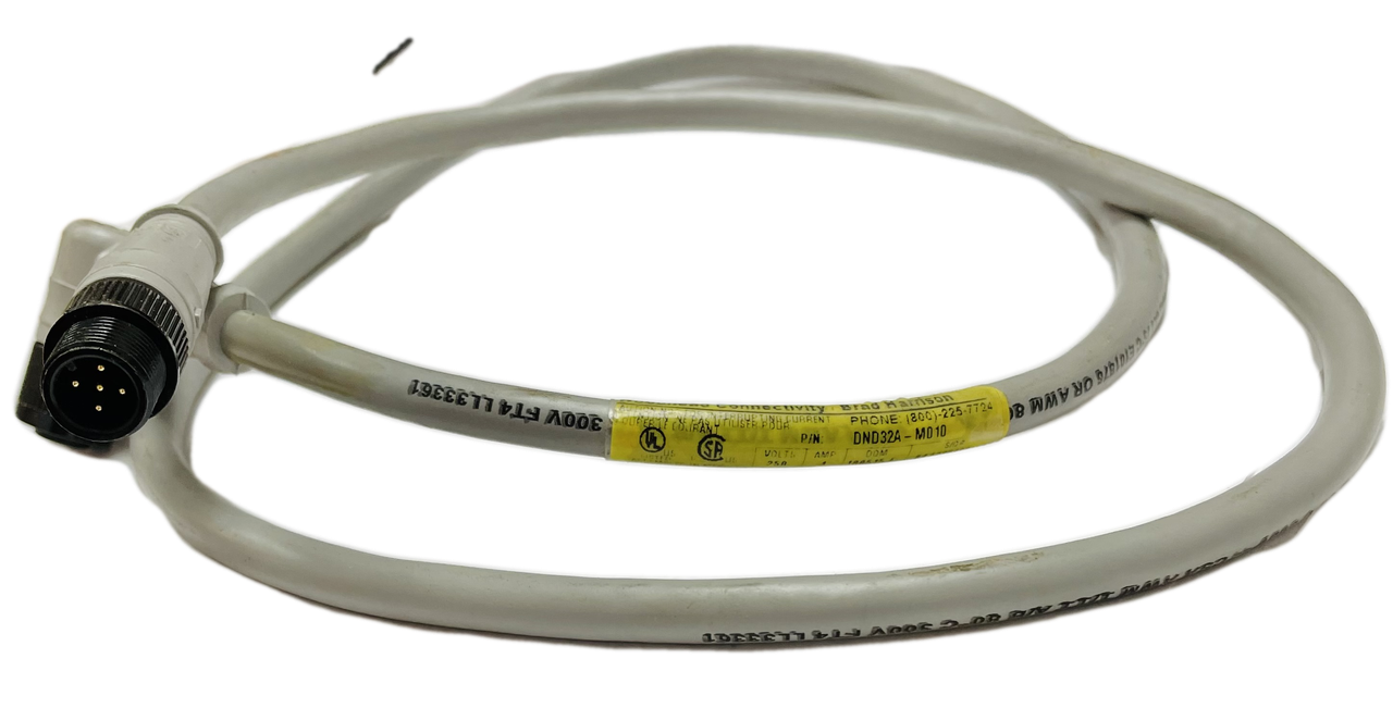 DND32A-M010   Cable CIRC 5POS MALE TO FEM 3.28', 1300280085