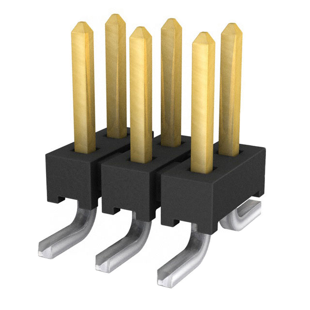 Pack of 4  TMM-103-06-L-D-SM-P-TR  Connector Header Surface Mount 6 position 0.079" (2.00mm) :RoHS, Cut Tape