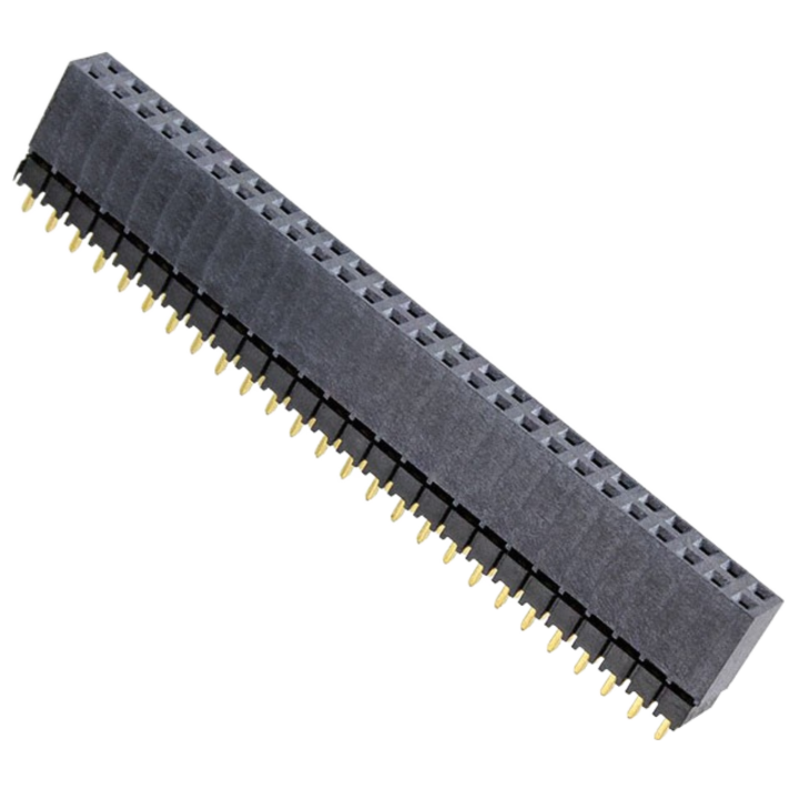 ESW-126-37-G-D Connector 52 Position Elevated Socket 0.100" (2.54mm) Through Hole Gold