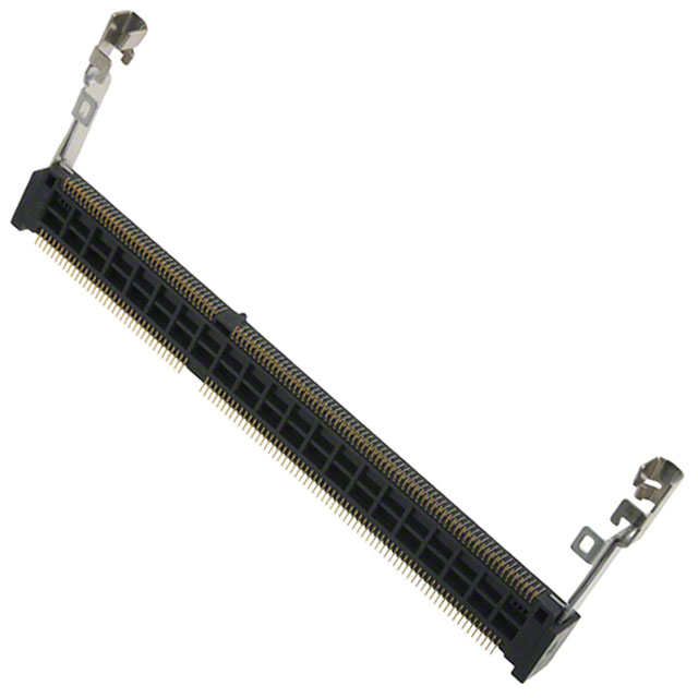 Pack of 2  MM80-204B1-1   Connector 204 Position SODIMM DDR3 SDRAM Socket Surface Mount, Right Angle, Screw Mount :RoHS