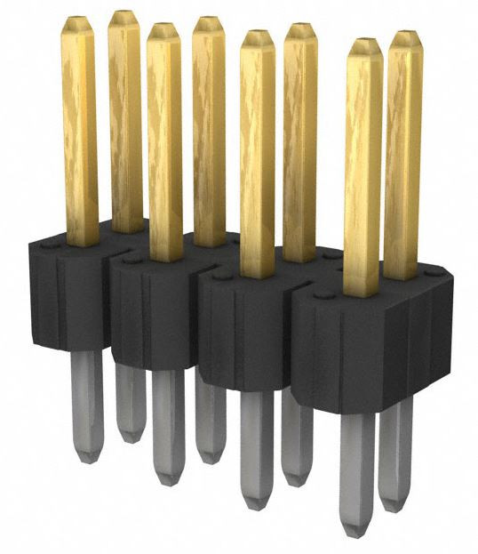 Pack of 4   68602-208HLF   Connector Header Through Hole 8 position 0.100" (2.54mm) : RoHS