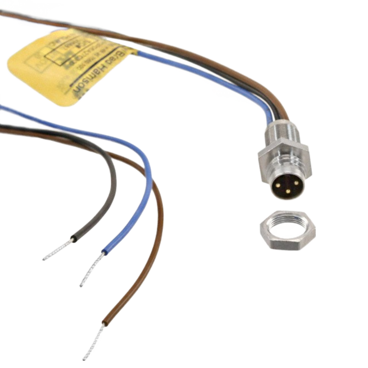 1200900020 Cable CIRC 3POS MALE TO WIRE 0.98', 4R3P06A27C300
