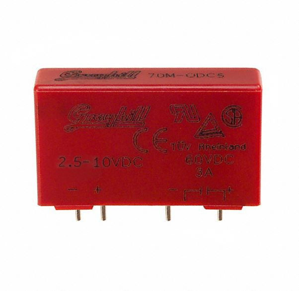 70M-ODC5   Relay DC Output Module Output Module 3A 3 ~ 60VDC Output 5VDC Supply : RoHS
