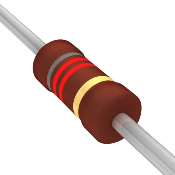 10 Pack, PR02000208201JR500  Resistor Metal Film 8.2K Ohm 5% 2W ±250ppm/°C Conformal AXL Thru-Hole, Cut tape, Rohs, D\C 1106