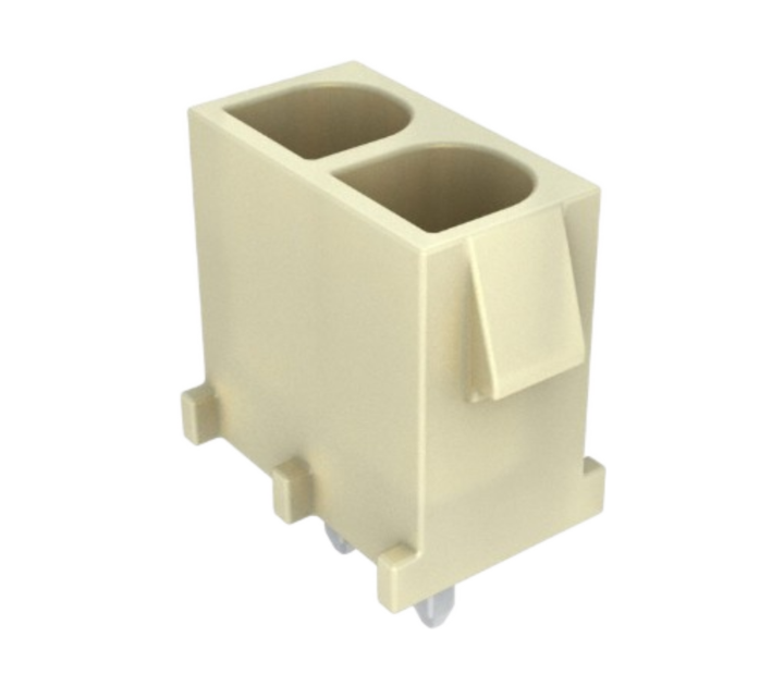 Pack of 5 0010845020  Connector Header Through Hole 2 position 0.250" (6.35mm)