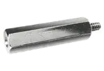 M2154-3005-AL  Hex Standoff Threaded M3x0.5 Aluminum 0.594" (15.08mm)