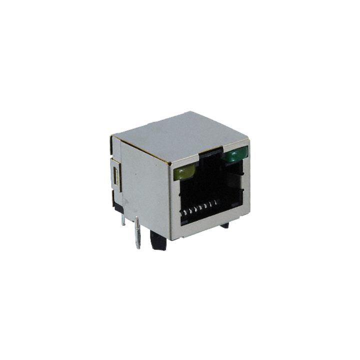 Pack of 3 6116075-1 Conn RJ-45 F 8 POS 1.02mm Solder RA Thru-Hole 12 Terminal 1 Port Cat 5, Bulk, RoHS