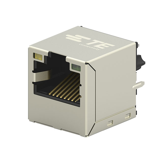 Pack of 2  5-2301995-4  Connector Jack 1 Port 1000 Base-T, PCB :RoHS