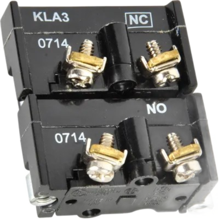E30KLA3 Switch part, Contact block, DPST, 1NO 1NC, UL CSA, E30 Series