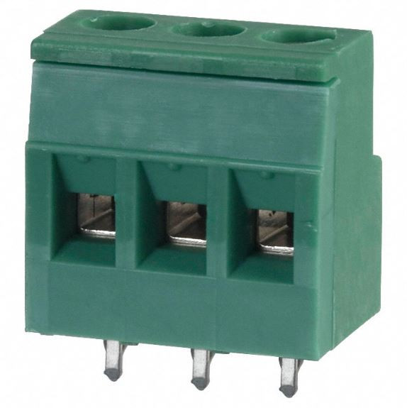 1730625   Connector 3 Position Wire to Board Terminal Block Horizontal with Board 0.200" (5.08mm) Through Hole : RoHS