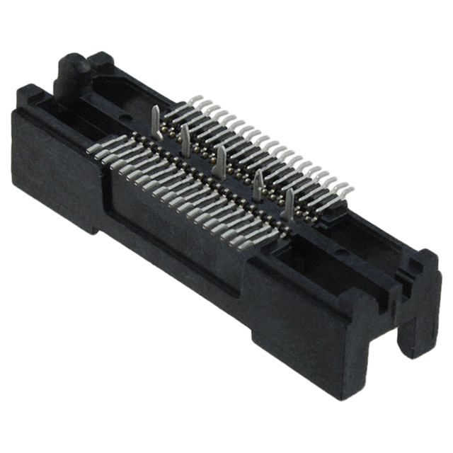 2-5767004-2  Connector Receptacle, 38 Position Center Strip Contacts Surface Mount Gold