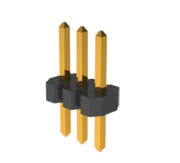 Pack of 5 GRPB031VWVN-RC  Connector Header Through Hole 3 position 0.050" (1.27mm)