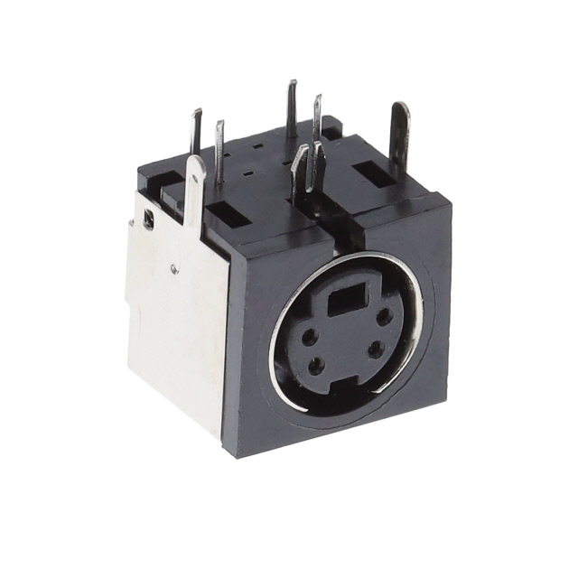 MD-40SM  Connector Female Mini DIN 4 Position SLDR